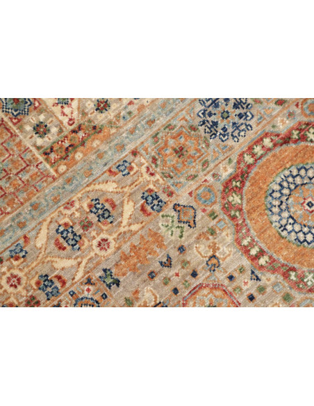 Hand Made Rug Kairo Pakistan 81x146 Rust Beige