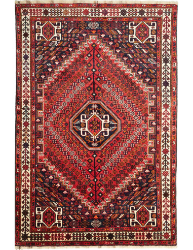 Rug Shiraz Fine Persia maroon blue 170x254