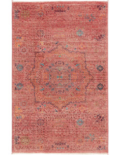 Hand Made Rug Kairo Pakistan 78x122 Red Petrol