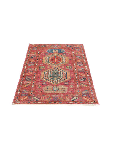 Hand Made Rug Kazak Fine Pakistan 81x124 Rust B