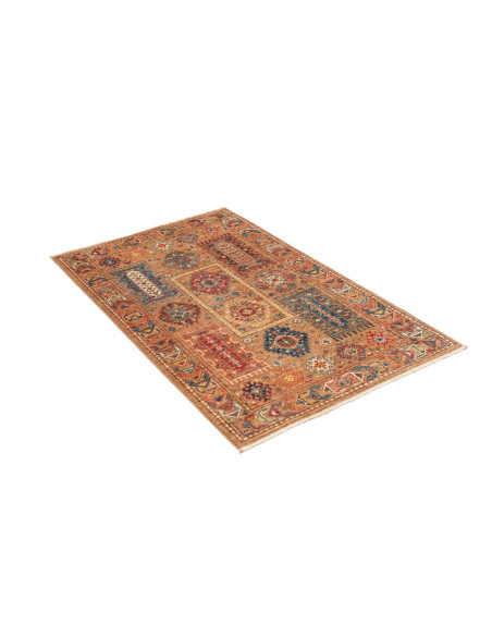 Hand Made Rug Floralia Pakistan 78x129 Rust Bro