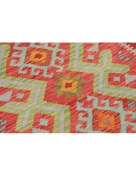 Hand Made Rug Kilim Afghanistan 102x138 Red Lig