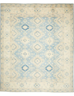 Hand Made Rug Kazak Afghanistan 243x292 Blue Iv