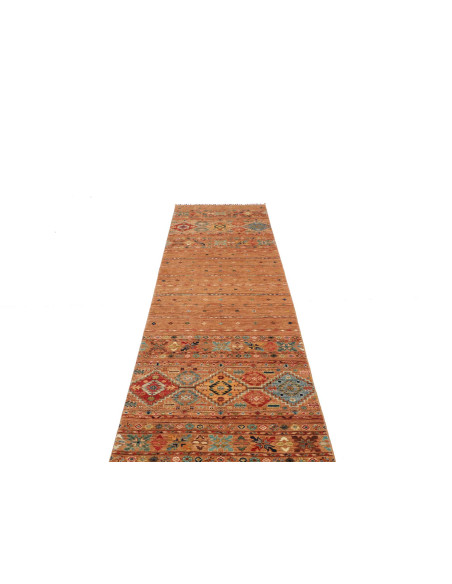 Hand Made Rug Istintia Pakistan 79x294 Rust Mul