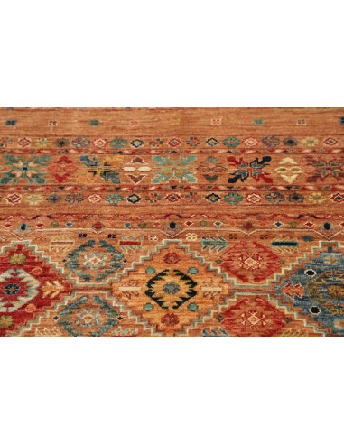 Hand Made Rug Istintia Pakistan 79x294 Rust Mul