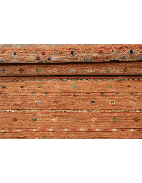 Hand Made Rug Istintia Pakistan 79x294 Rust Mul
