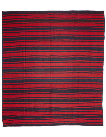 Hand Made Rug Kilim Vintage Persia 276x292 Red