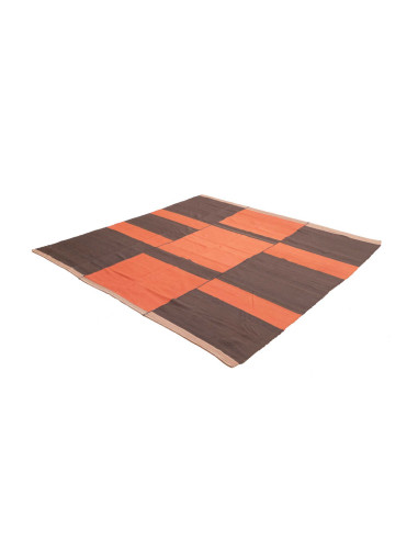 Hand Made Rug Kilim Vintage Persia 207x213 Rust