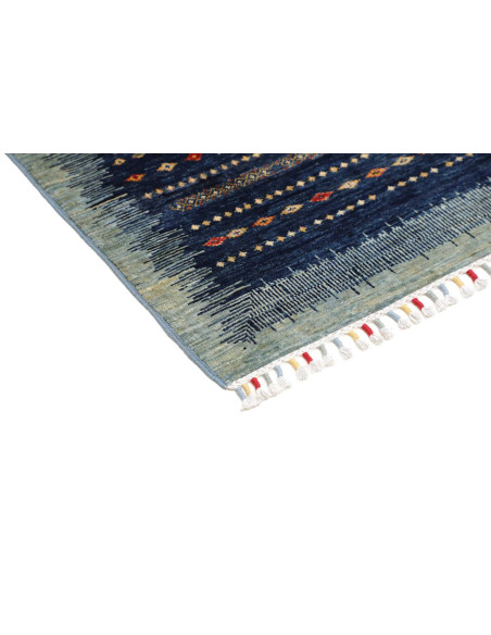 Hand Made Rug Gabbeh Nova Pakistan 78x121 Blue