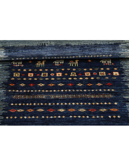 Hand Made Rug Gabbeh Nova Pakistan 78x121 Blue