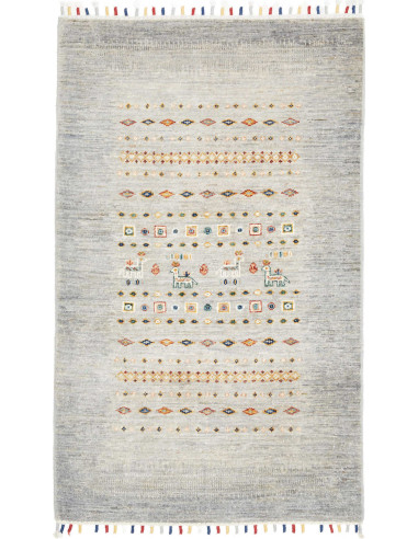 Hand Made Rug Gabbeh Nova Pakistan 78x127 Gray