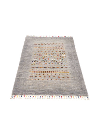 Hand Made Rug Gabbeh Nova Pakistan 78x127 Gray