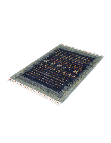 Hand Made Rug Gabbeh Nova Pakistan 82x120 Blue