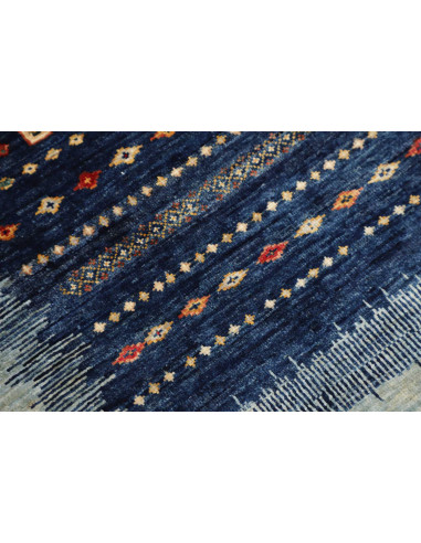 Hand Made Rug Gabbeh Nova Pakistan 82x120 Blue