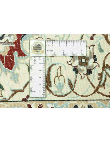 Tappeto Nain 6La Persia bianco grigio 135x217