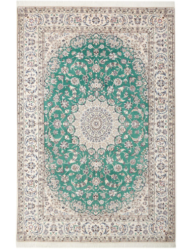 Rug Nain 9La Persia white sky blue 200x298