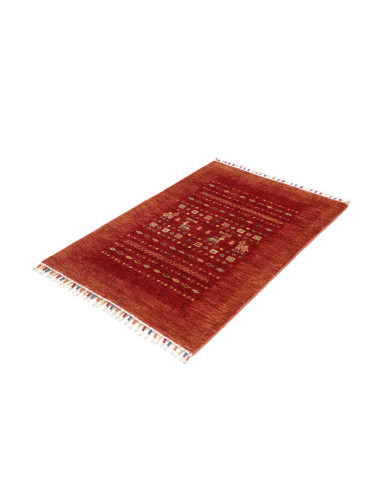 Hand Made Rug Gabbeh Nova Pakistan 88x126 Brick