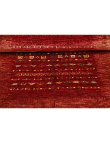 Hand Made Rug Gabbeh Nova Pakistan 88x126 Brick