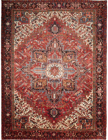 Tappeto Gorawan Persia marrone giallo 270x355