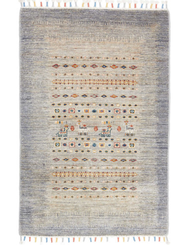 Hand Made Rug Gabbeh Nova Pakistan 80x118 Gray