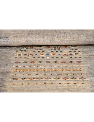 Hand Made Rug Gabbeh Nova Pakistan 80x118 Gray