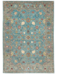 Hand Made Rug Floralia Pakistan 245x342 Blue Ru