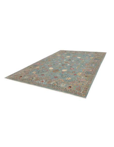 Hand Made Rug Floralia Pakistan 245x342 Blue Ru
