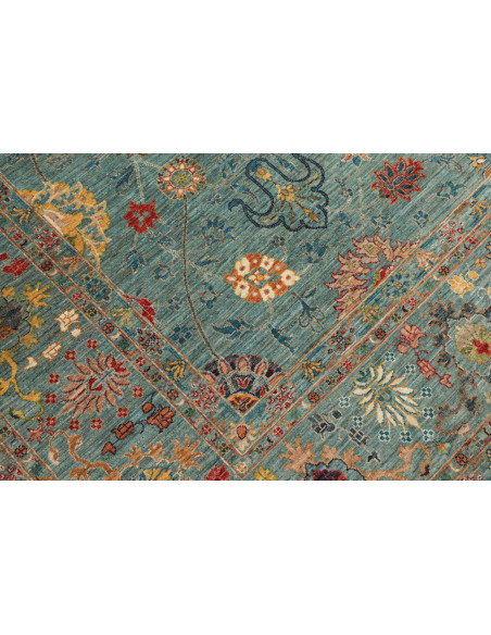Hand Made Rug Floralia Pakistan 245x342 Blue Ru