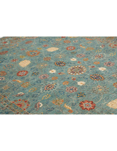 Hand Made Rug Floralia Pakistan 245x342 Blue Ru
