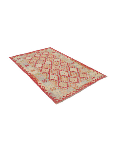 Hand Made Rug Kilim Afghanistan 123x187 Red Lig