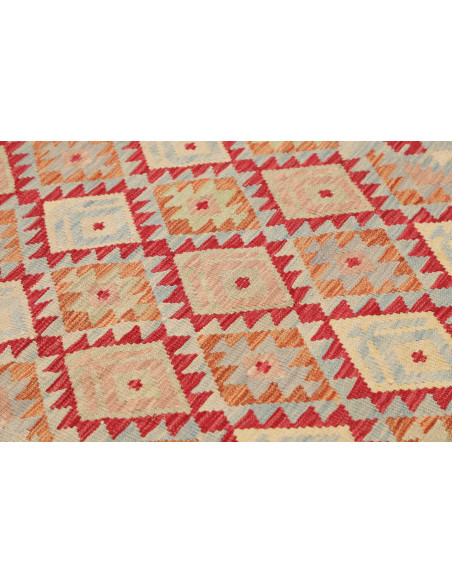 Hand Made Rug Kilim Afghanistan 123x187 Red Lig