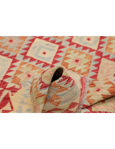 Hand Made Rug Kilim Afghanistan 123x187 Red Lig