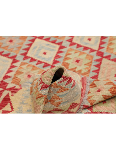 Hand Made Rug Kilim Afghanistan 123x187 Red Lig