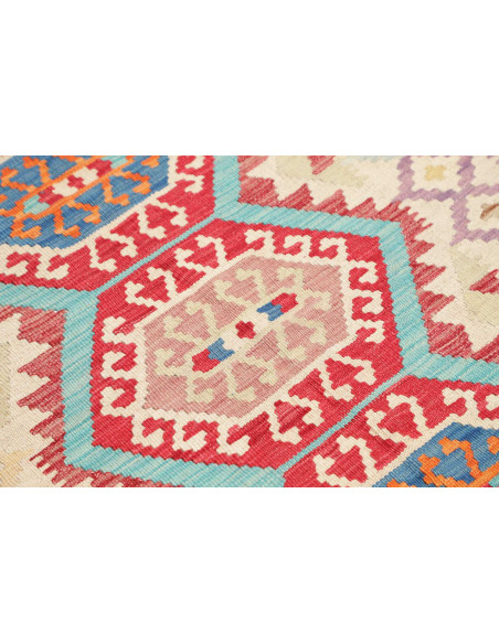 Hand Made Rug Kilim Afghanistan 106x138 Ivory R