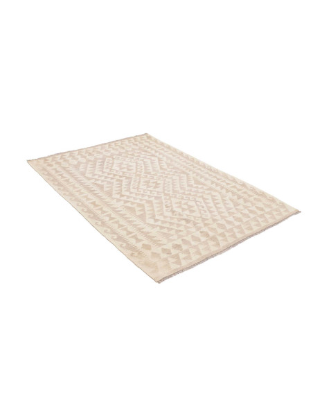 Hand Made Rug Kilim Afghanistan 124x172 Ivory B
