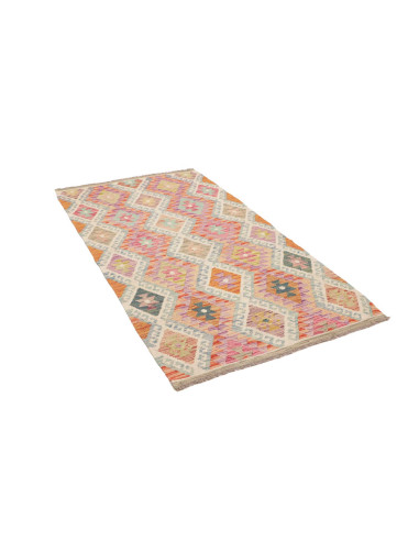 Hand Made Rug Kilim Afghanistan 107x197 Multico