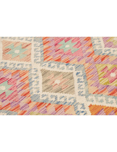 Hand Made Rug Kilim Afghanistan 107x197 Multico