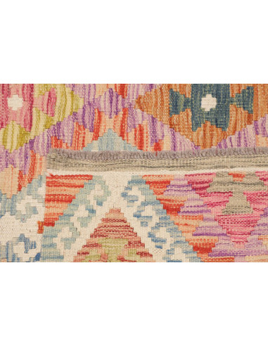 Hand Made Rug Kilim Afghanistan 107x197 Multico