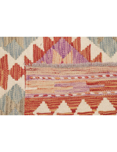 Hand Made Rug Kilim Afghanistan 110x213 Rust Cr