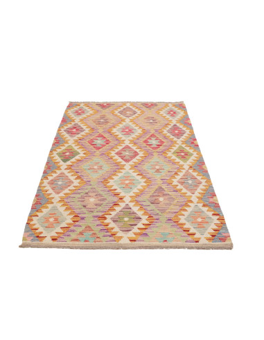 Hand Made Rug Kilim Afghanistan 106x198 Multico