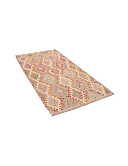 Hand Made Rug Kilim Afghanistan 106x198 Multico