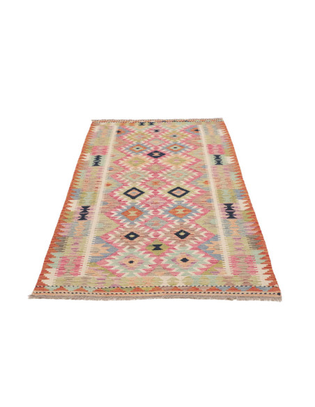 Hand Made Rug Kilim Afghanistan 99x204 Multicol