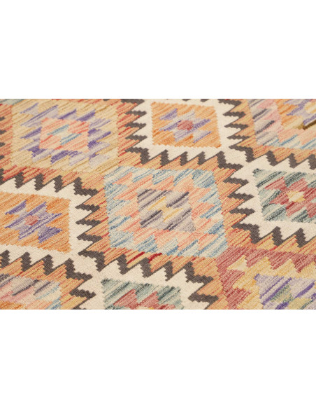 Hand Made Rug Kilim Afghanistan 107x199 Beige M