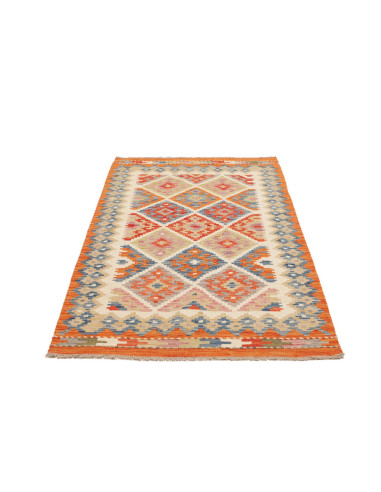 Hand Made Rug Kilim Afghanistan 100x197 Orange