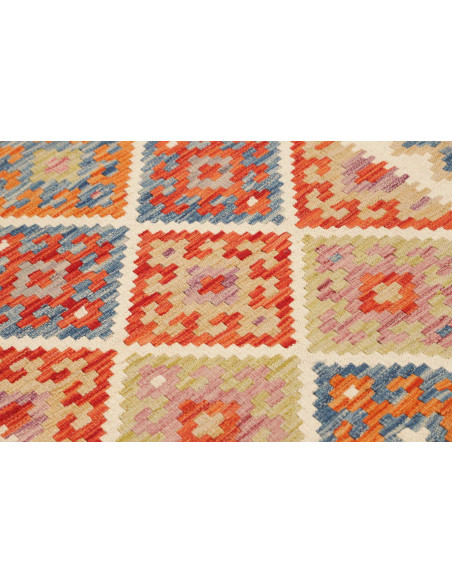 Hand Made Rug Kilim Afghanistan 100x197 Orange