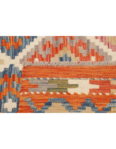 Hand Made Rug Kilim Afghanistan 100x197 Orange