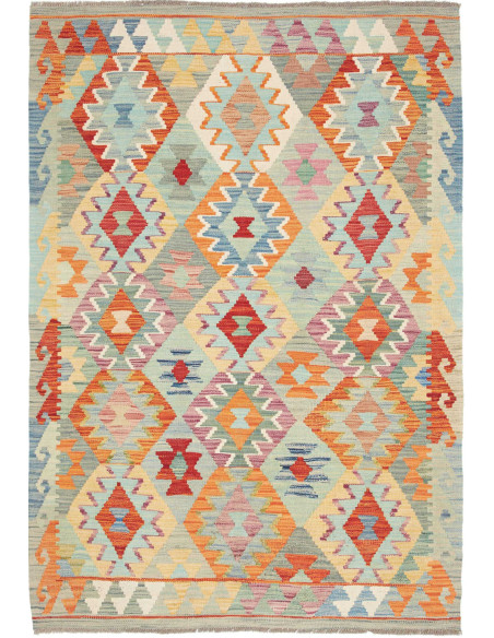 Hand Made Rug Kilim Afghanistan 123x179 Light B