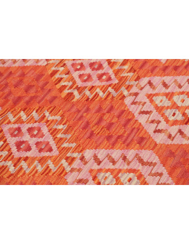 Hand Made Rug Kilim Afghanistan 107x158 Orange
