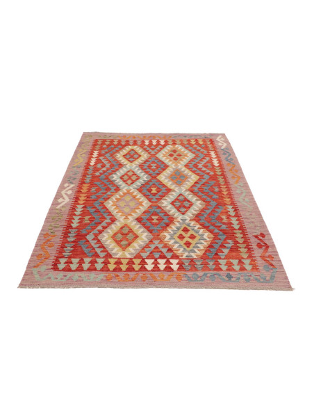 Hand Made Rug Kilim Afghanistan 124x177 Red Mul