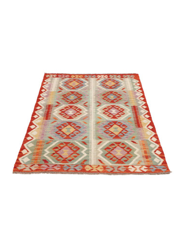 Hand Made Rug Kilim Afghanistan 97x153 Red Ligh